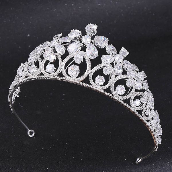 forseven new style flower shining crystal royal princess diadem tiaras crowns de noiva headbands bride wedding hair ornaments, Golden;silver
forseven new style flower shining crystal royal princess diadem tiaras crowns de noiva headbands bride wedding hair ornaments, Golden;silver