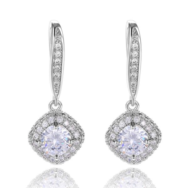 brand luxury silver color square drop earring wedding bridal accessories shine zircon stone elegant women jewelry
brand luxury silver color square drop earring wedding bridal accessories shine zircon stone elegant women jewelry