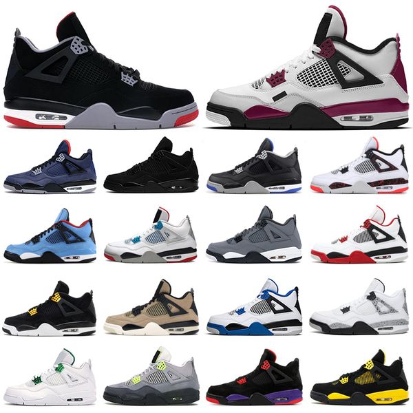 new 4s mens basketball shoes jumpman 4 pure money black cat bred metallic purple bordeaux cool grey thunder loyal blue men sports sneakers
new 4s mens basketball shoes jumpman 4 pure money black cat bred metallic purple bordeaux cool grey thunder loyal blue men sports sneakers