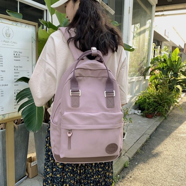 2020 new trend female waterproof nylon backpack for women solid color backpack for women teenage girls school travel
2020 new trend female waterproof nylon backpack for women solid color backpack for women teenage girls school travel
