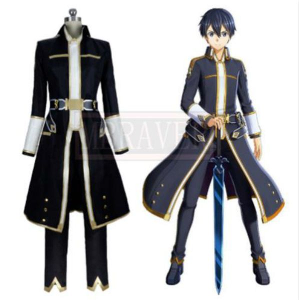 sword art online alicization lycoris kirigaya kazuto kirito cosplay costume, Black;red
sword art online alicization lycoris kirigaya kazuto kirito cosplay costume, Black;red