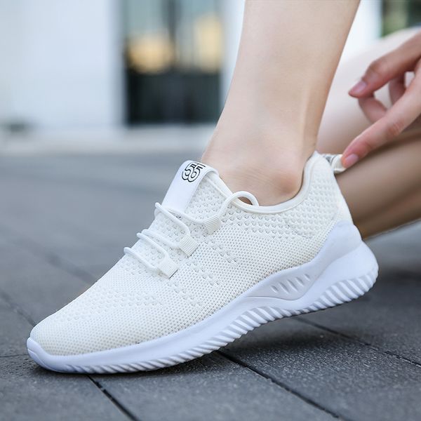 women's shoes ladies casual shoes fashion breathable walking mesh lace-up flat sneakers 2020 tenis feminino white, Black
women's shoes ladies casual shoes fashion breathable walking mesh lace-up flat sneakers 2020 tenis feminino white, Black