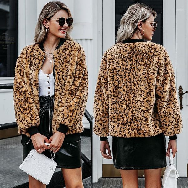 faux fur coat fashion leopard printed thickened warm coat women casual winter clothing plus size women, Black
faux fur coat fashion leopard printed thickened warm coat women casual winter clothing plus size women, Black