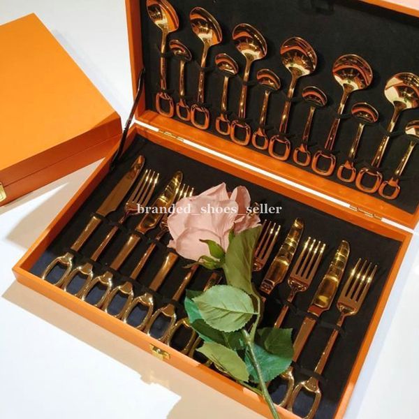 high-grade stainless steel cutlery set flateware set good quality 24pcs dinner fork spoon steak knife coffee spoon housewarming gift
high-grade stainless steel cutlery set flateware set good quality 24pcs dinner fork spoon steak knife coffee spoon housewarming gift