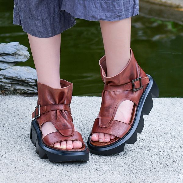 sandals yourseason women genuine leather casual platform shoes 2021 summer handmade retro buckle strap ladies heighten, Black
sandals yourseason women genuine leather casual platform shoes 2021 summer handmade retro buckle strap ladies heighten, Black