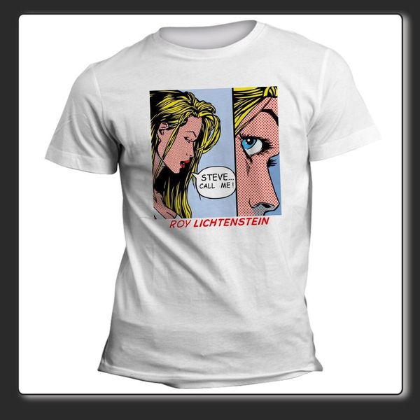 brand new 2019 summer mens short sleeve cool t shirt uomo donna roy lichtenstein pop art steve call me 0227 tee
brand new 2019 summer mens short sleeve cool t shirt uomo donna roy lichtenstein pop art steve call me 0227 tee
