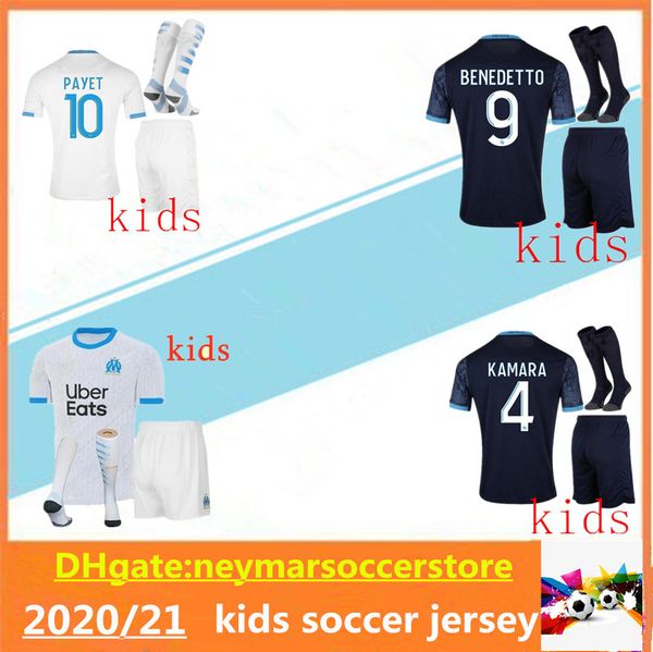kids 20 21 olympique de marseille soccer jersey kit with socks 2020 2021 om marseille benedetto payet thauvin l.gustavo football shirts, Black
kids 20 21 olympique de marseille soccer jersey kit with socks 2020 2021 om marseille benedetto payet thauvin l.gustavo football shirts, Black
