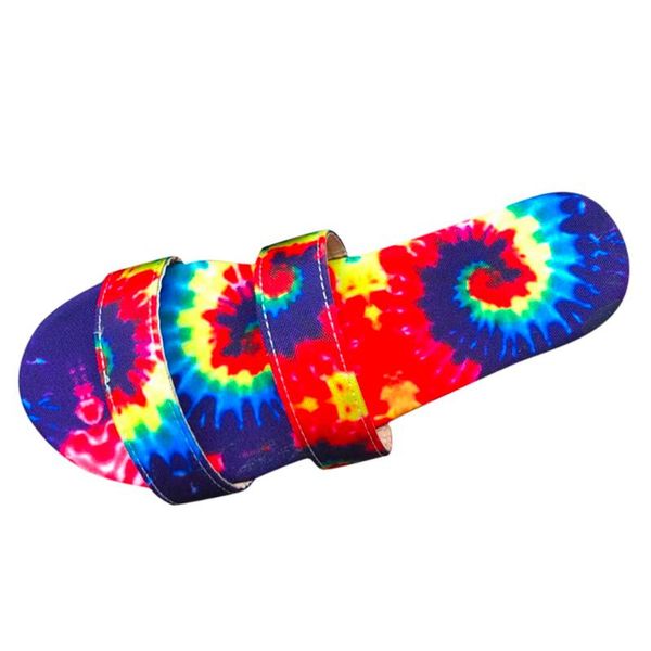 multicolor women casual summer flat beach slippers personalized fashion print women summer roman style tie-dye flat slippers, Black
multicolor women casual summer flat beach slippers personalized fashion print women summer roman style tie-dye flat slippers, Black