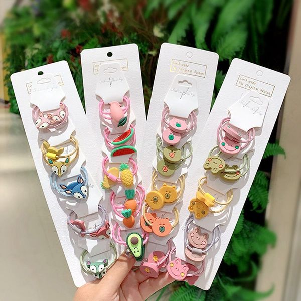 10pcs/set girls cute cartoon animals fruit elastic hair bands scrunchies ponytail holder headbands for kids hair accessories, Slivery;white
10pcs/set girls cute cartoon animals fruit elastic hair bands scrunchies ponytail holder headbands for kids hair accessories, Slivery;white