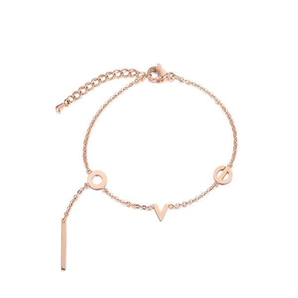 classic letter love chain & link bracelets bangles jewelry titanium steel charms bracelet for women pulseras b18013, Black
classic letter love chain & link bracelets bangles jewelry titanium steel charms bracelet for women pulseras b18013, Black