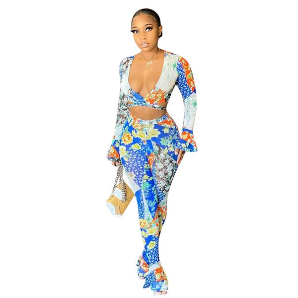 butterfly sleeve designer two piece pants vnck hollow out set womens slim floral printed 2pcs suit, White
butterfly sleeve designer two piece pants vnck hollow out set womens slim floral printed 2pcs suit, White
