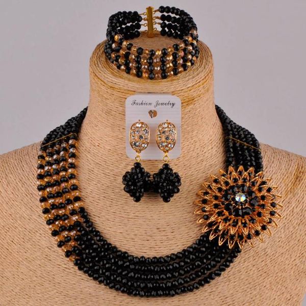 кристалл бисера ожерелье черный и золотой аб комплект ювелирных дамы wedding african бусы нигерийский ювелирные изделия свадебные аксессуары, Silver
кристалл бисера ожерелье черный и золотой аб комплект ювелирных дамы wedding african бусы нигерийский ювелирные изделия свадебные аксессуары, Silver