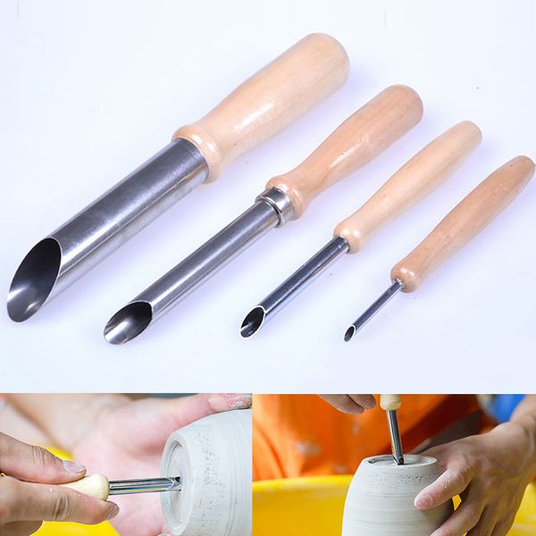 4шт керамические hole cutter set буровой инструмент лепка diy нержавеющей стали керамика
4шт керамические hole cutter set буровой инструмент лепка diy нержавеющей стали керамика