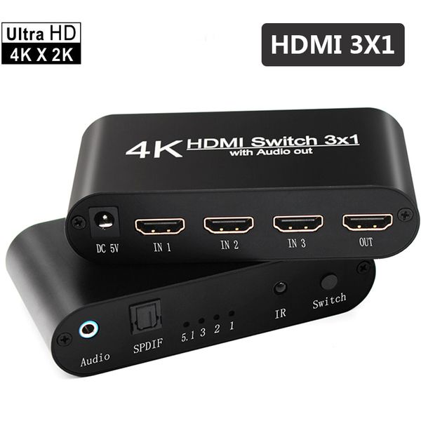 hdmi switch 1.4 4k hdr 3x1 adapter switcher with audio extractor 3.5 jack optical fiber cable arc splitter for hdtv ps4
hdmi switch 1.4 4k hdr 3x1 adapter switcher with audio extractor 3.5 jack optical fiber cable arc splitter for hdtv ps4