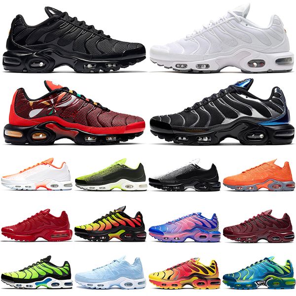 tn plus men women running shoes mens trainers triple white black matallic solar red sunburst volt sports sneakers size 40-46
tn plus men women running shoes mens trainers triple white black matallic solar red sunburst volt sports sneakers size 40-46