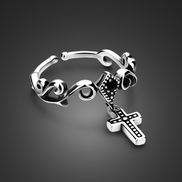 wholesale cross ring 100% 925 sterling silver woman adjustable fashion punk style accessories vintage silver oxide jewelry, Golden;silver
wholesale cross ring 100% 925 sterling silver woman adjustable fashion punk style accessories vintage silver oxide jewelry, Golden;silver