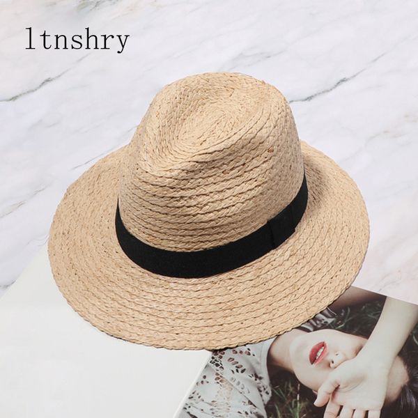 2020 handmade лета женщин bowler вс hat бич плетеная соломенная шляпа черный лента cap темперамент flat открытый отдыха джаз, Blue;gray
2020 handmade лета женщин bowler вс hat бич плетеная соломенная шляпа черный лента cap темперамент flat открытый отдыха джаз, Blue;gray