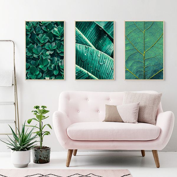 green plant leaf wall art canvas posters prints easy decompression nordic painting wall picture for living room home decor
green plant leaf wall art canvas posters prints easy decompression nordic painting wall picture for living room home decor