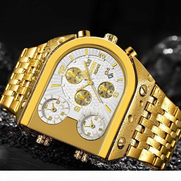 male clock sport watch men quartz analog clock 3 time zone sub-dials design big case oversize fashion gold wrist watches relogio, Slivery;brown
male clock sport watch men quartz analog clock 3 time zone sub-dials design big case oversize fashion gold wrist watches relogio, Slivery;brown