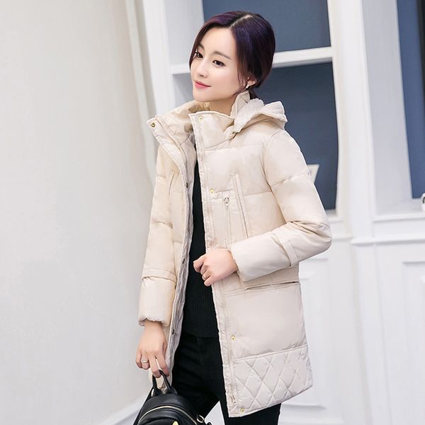 women's down & parkas plus size 3xl lambs wool jacket coat women hooded velvet thicken winter warm cotton long aq781, Black
women's down & parkas plus size 3xl lambs wool jacket coat women hooded velvet thicken winter warm cotton long aq781, Black