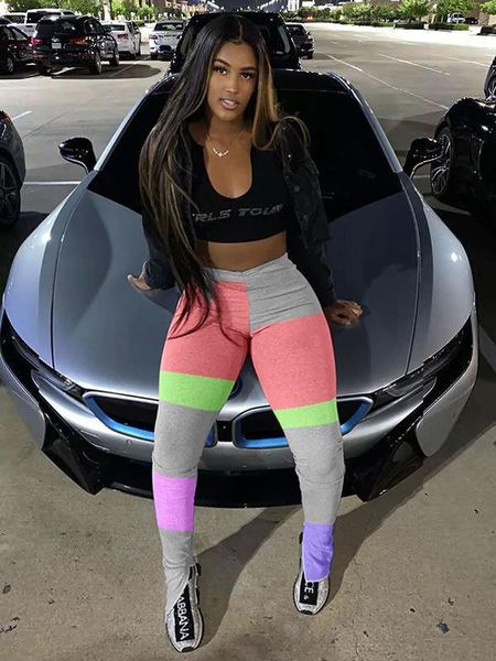 women lady tracksuit casual fabric color-blocking high-waist split sweatpants 2020, Black;white
women lady tracksuit casual fabric color-blocking high-waist split sweatpants 2020, Black;white