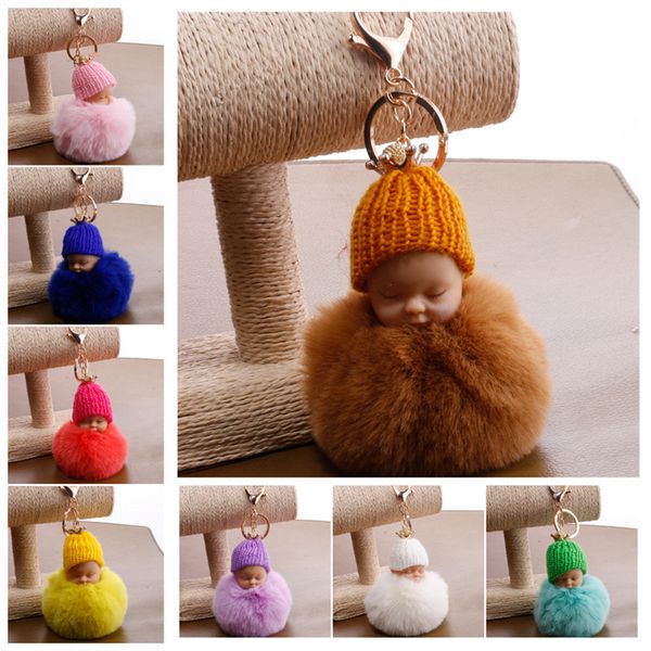 10pcs/lot cute plush keychain sleeping doll keychain plush pompom keyring toys for girls kawaii bag pendant jewelry, Silver
10pcs/lot cute plush keychain sleeping doll keychain plush pompom keyring toys for girls kawaii bag pendant jewelry, Silver
