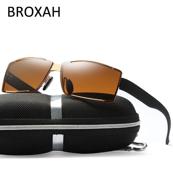 men's classics sunglasses 2020 retro polarized sunglasses men rimless driving glasses square shades lunette de soleil homme, White;black
men's classics sunglasses 2020 retro polarized sunglasses men rimless driving glasses square shades lunette de soleil homme, White;black