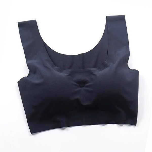 sports bra no trace no steel ring breathable padded yoga sleep sports bra, White;black
sports bra no trace no steel ring breathable padded yoga sleep sports bra, White;black