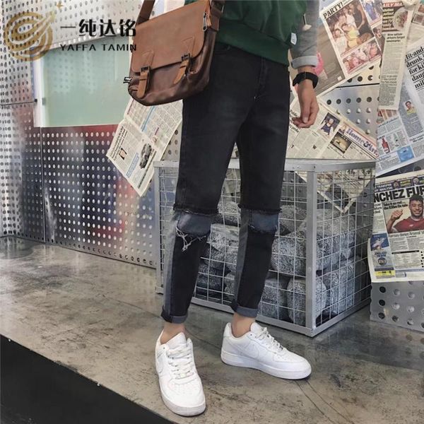 men's jeans black men casual denim pants slim scratched long trousers plus size fashion cotton, Blue
men's jeans black men casual denim pants slim scratched long trousers plus size fashion cotton, Blue
