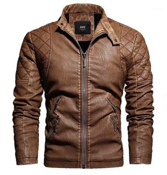 stand collar mens leather outerwears casual males clothing panelled mens designer leather coats fashion mulit zipper pockets, Black
stand collar mens leather outerwears casual males clothing panelled mens designer leather coats fashion mulit zipper pockets, Black
