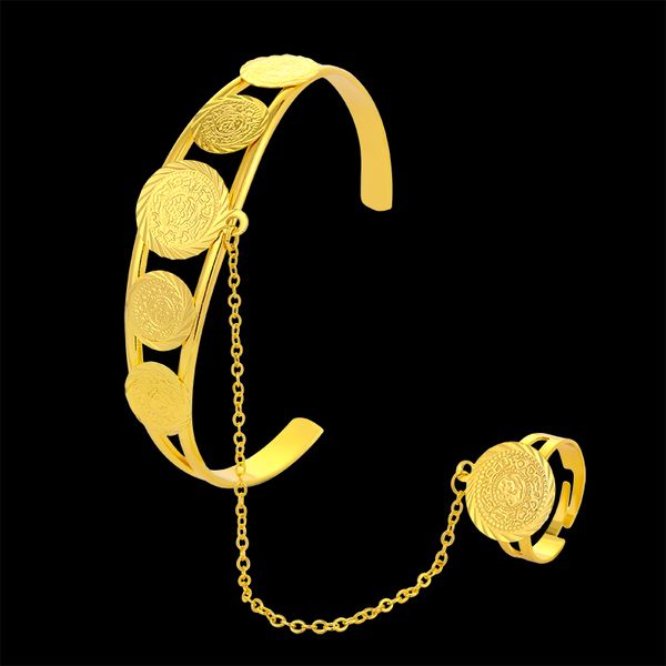 middle eastern gold color money coin bracelet&bangles for women islamic muslim arab coins bracelet jewelry african arabs gifts, Black
middle eastern gold color money coin bracelet&bangles for women islamic muslim arab coins bracelet jewelry african arabs gifts, Black