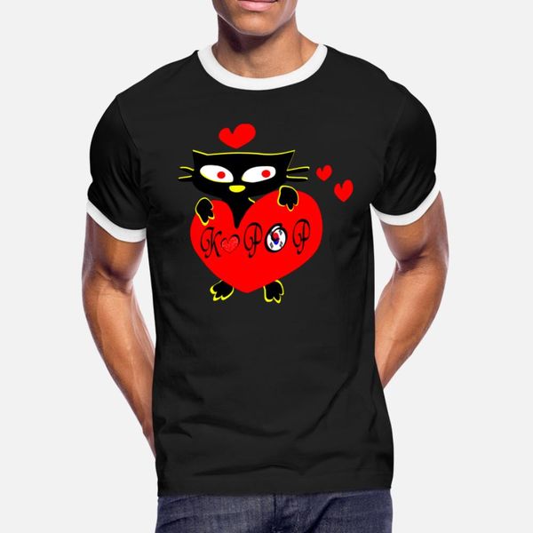 love kpop black kitty cat art t shirt men character cotton o neck leisure cute casual spring autumn cool shirt
love kpop black kitty cat art t shirt men character cotton o neck leisure cute casual spring autumn cool shirt
