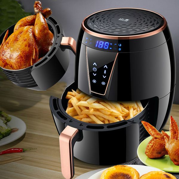 air fryers 4.5l large capacity multifunctional fryer lcd touch electric oil smokeless roast chicken oven kitchen cooker
air fryers 4.5l large capacity multifunctional fryer lcd touch electric oil smokeless roast chicken oven kitchen cooker