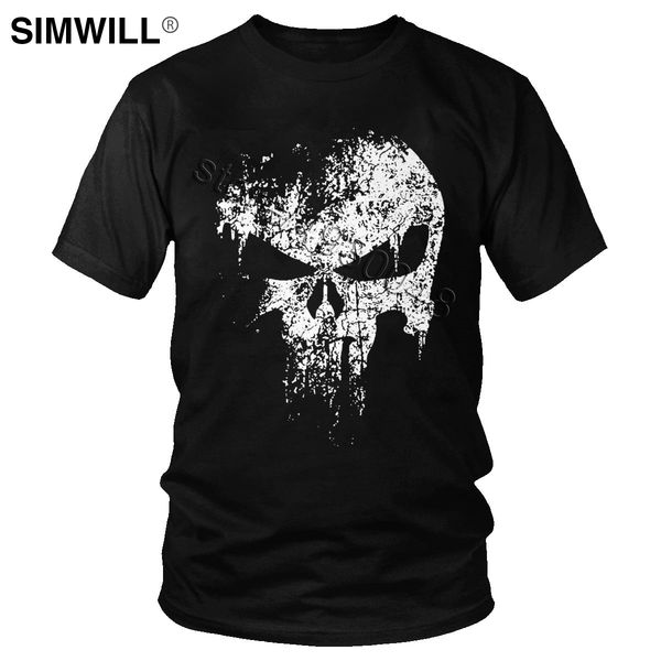 unique the punisher skull t shirt men short sleeves super hero cool movie tees casual cotton t-shirt streetwear summer gift 
unique the punisher skull t shirt men short sleeves super hero cool movie tees casual cotton t-shirt streetwear summer gift