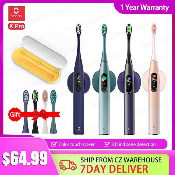 Global Version Oclean X Pro Sonic Electric Toothbrush Adult IPX7 Ultrasonic Tooth Brush Touch Screen Automatic Fast Charge App
Global Version Oclean X Pro Sonic Electric Toothbrush Adult IPX7 Ultrasonic Tooth Brush Touch Screen Automatic Fast Charge App