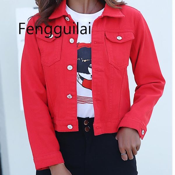jeans jacket and coats for women 2020 autumn candy color casual short denim jacket chaqueta mujer casaco jaqueta feminina, Black;brown
jeans jacket and coats for women 2020 autumn candy color casual short denim jacket chaqueta mujer casaco jaqueta feminina, Black;brown