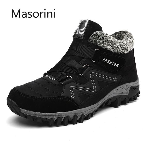 high 2020 leather men boots fur keep warm snow boots men winter work casual shoes sneakers rubber ankle size 37-47, Black
high 2020 leather men boots fur keep warm snow boots men winter work casual shoes sneakers rubber ankle size 37-47, Black