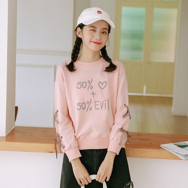 2020 early autumn new cute round neck long sleeve printing hoodie women's tie hoodie clothingbutterfly clothingbow clothes ins fashion, Black
2020 early autumn new cute round neck long sleeve printing hoodie women's tie hoodie clothingbutterfly clothingbow clothes ins fashion, Black