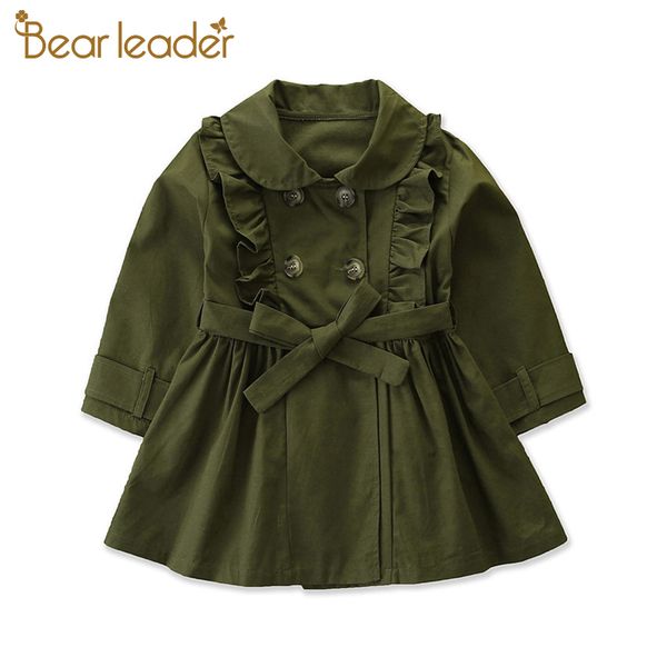 bear leader 2020 new autumn girls long sleeve ruffles long trench coats gilrs england style fashion trench with sashes kids coat, Blue;gray
bear leader 2020 new autumn girls long sleeve ruffles long trench coats gilrs england style fashion trench with sashes kids coat, Blue;gray
