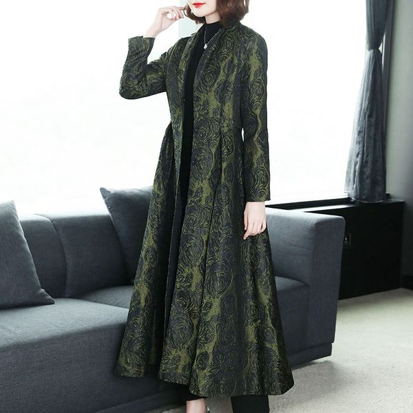 spring fall 2020 womens female dobby flower green high waisted trench coat , long overcoat for women , woman 5xl clothes, Tan;black
spring fall 2020 womens female dobby flower green high waisted trench coat , long overcoat for women , woman 5xl clothes, Tan;black