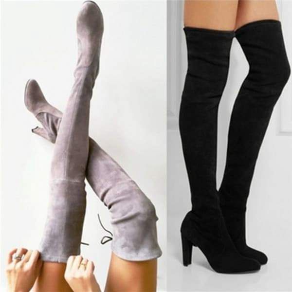 boots thigh high woman fashion suede leather heels lace up female over the knee plus size women shoes 2021, Black
boots thigh high woman fashion suede leather heels lace up female over the knee plus size women shoes 2021, Black