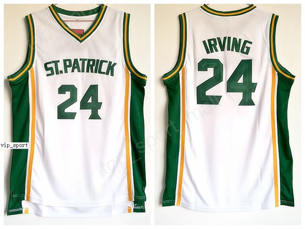 24 kyrie irving high school st patrick jerseys man sport irving basketball jerseys team color white home, Black
24 kyrie irving high school st patrick jerseys man sport irving basketball jerseys team color white home, Black