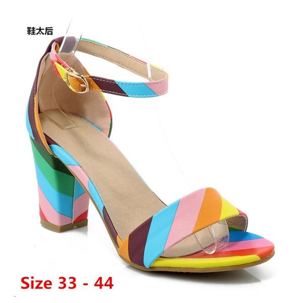 summer pumps gladiator sandals shoes women high heels open toe sandal lady ankle strap pump shoes small big size 33 - 44, Black
summer pumps gladiator sandals shoes women high heels open toe sandal lady ankle strap pump shoes small big size 33 - 44, Black