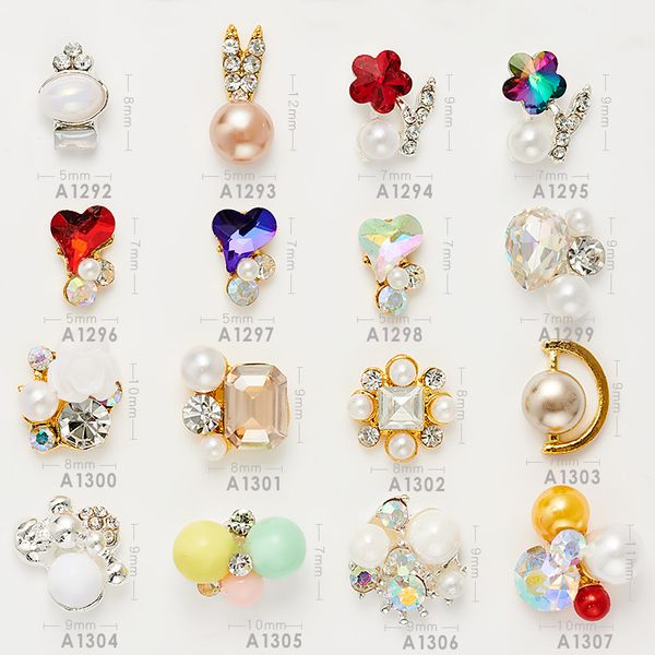 20pcs new pearl bow flower crown series nail stick drill alloy rhinestone 3d charm diy nail art decoration, Silver;gold
20pcs new pearl bow flower crown series nail stick drill alloy rhinestone 3d charm diy nail art decoration, Silver;gold