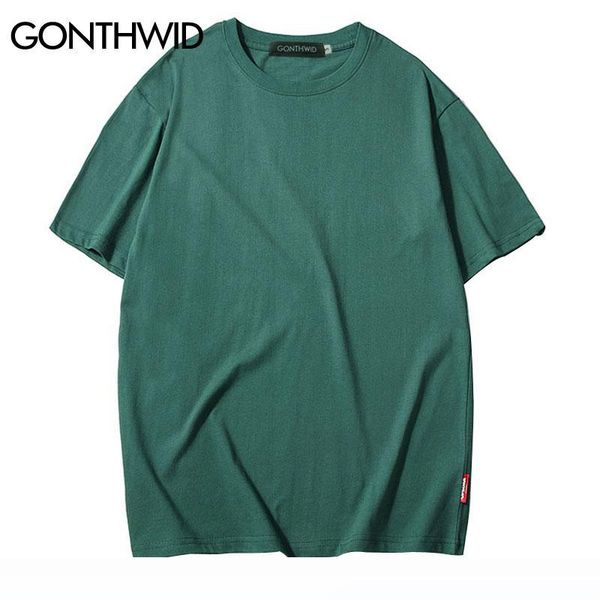 gonthwid casual cotton solid tshirts men women hip hop crewneck short sleeve blank streetwear tees summer male t shirts 3xl, White;black
gonthwid casual cotton solid tshirts men women hip hop crewneck short sleeve blank streetwear tees summer male t shirts 3xl, White;black