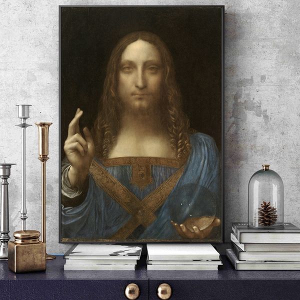 religious wall art canvas paintings salvator mundi by leonardo da vinci famous painting decorative picture for home living room
religious wall art canvas paintings salvator mundi by leonardo da vinci famous painting decorative picture for home living room