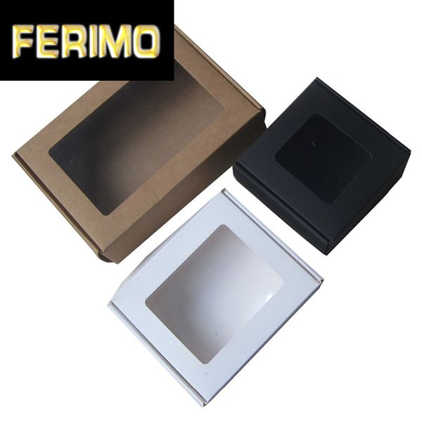gift wrap 10pcs multi size kraft cardboard box small large window paper for packaging white black with
gift wrap 10pcs multi size kraft cardboard box small large window paper for packaging white black with
