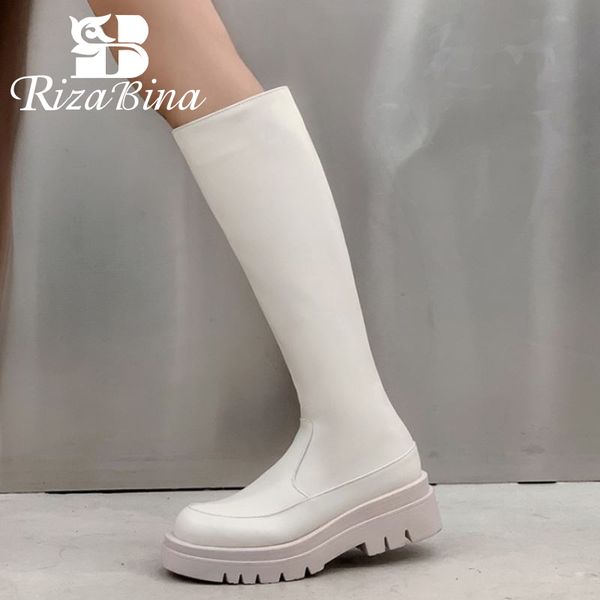 rizabina size 33-43 women knee boots fashion platform zipper high heel winter shoes woman warm long boot lady casual footwear, Black
rizabina size 33-43 women knee boots fashion platform zipper high heel winter shoes woman warm long boot lady casual footwear, Black
