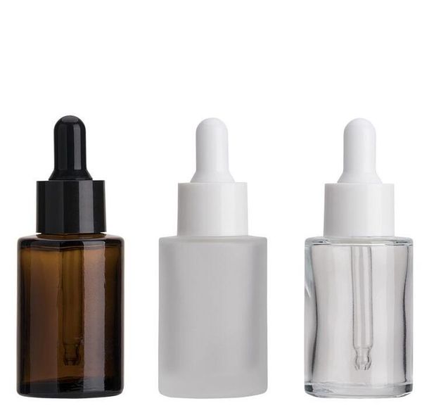 30ml glass bottle flat shoulder frosted clear amber glass round essential oil serum bottle with glass dropper packing bottles gga3637
30ml glass bottle flat shoulder frosted clear amber glass round essential oil serum bottle with glass dropper packing bottles gga3637