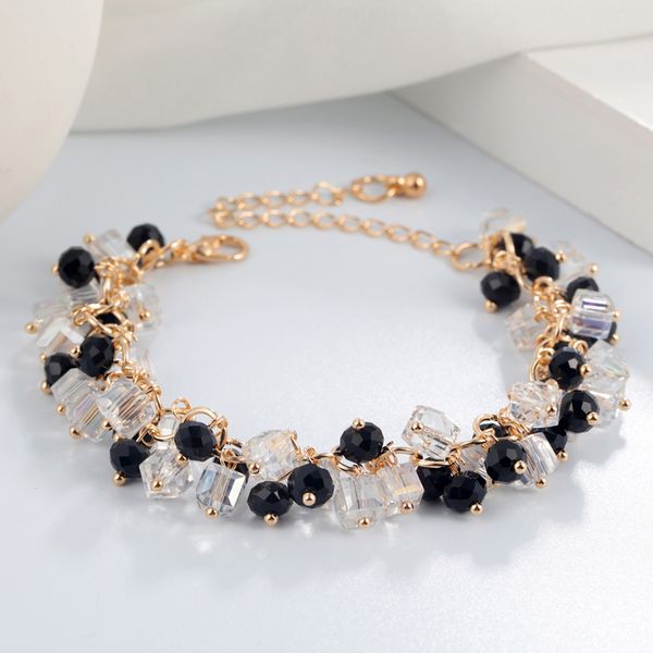 fashion colorful beaded cluster glass bracelet bangle for women charm square beads metal chain bracelet party jewelry wholesale, Golden;silver
fashion colorful beaded cluster glass bracelet bangle for women charm square beads metal chain bracelet party jewelry wholesale, Golden;silver